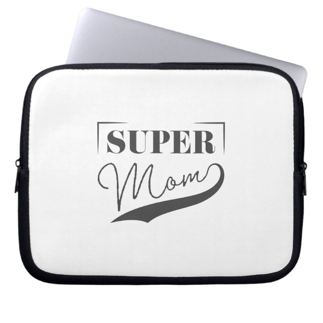 Super Mum Laptop Sleeve (Front)