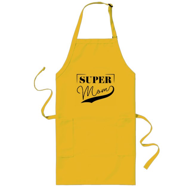 Super Mum Long Apron (Front)