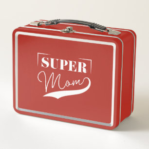 Super Mum Metal Lunch Box