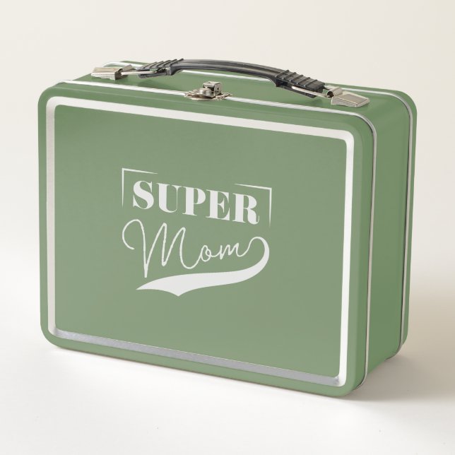 Super Mum Metal Lunch Box (Front)