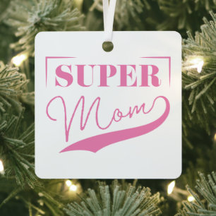 Super Mum Metal Tree Decoration