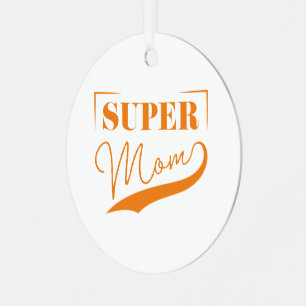 Super Mum Metal Tree Decoration