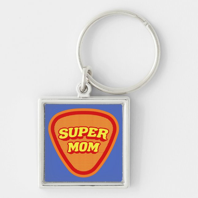 Super Mum Mother's Day Key Ring (Front)