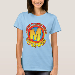 Super Mum Mother's Day Ladies Ringer T-Shirt