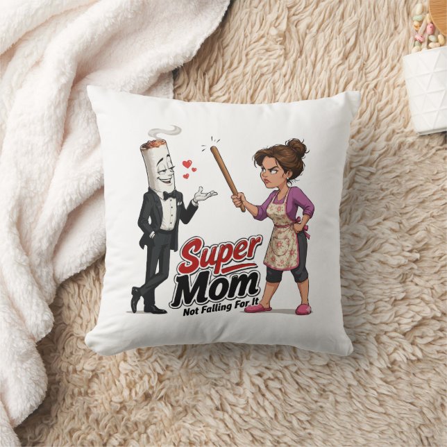 Super Mum Not Falling For It Cushion (Blanket)