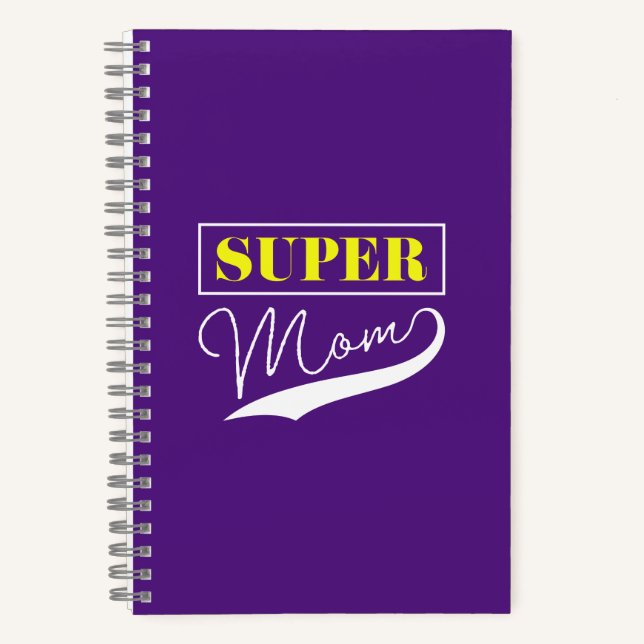 Super Mum  Notebook (Front)