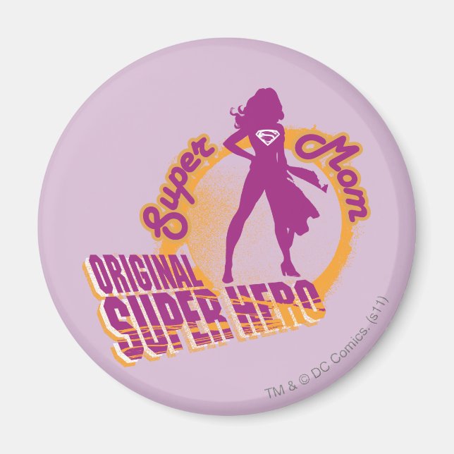 Super Mum Original Super Hero Magnet (Front)