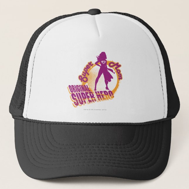 Super Mum Original Super Hero Trucker Hat (Front)