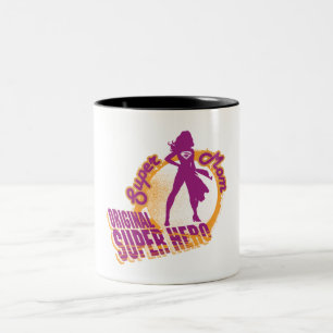 Super Mum Original Super Hero Two-Tone Coffee Mug