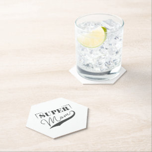 Super Mum Paper Coaster