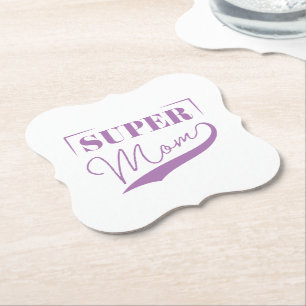 Super Mum Paper Coaster