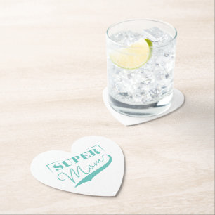 Super Mum Paper Coaster