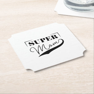 Super Mum Paper Coaster