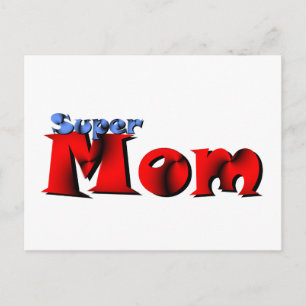 Super Mum Postcard