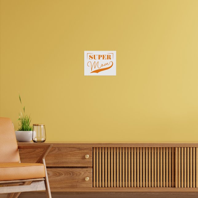 Super Mum Poster (Living Room 2)