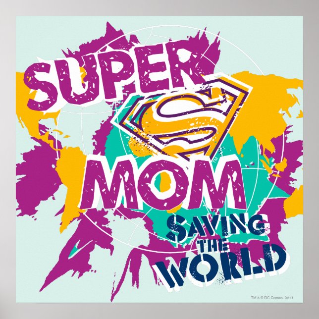Super Mum Saving the World Poster (Front)