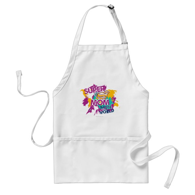 Super Mum Saving the World Standard Apron (Front)