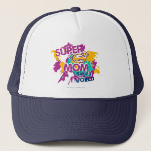 Super Mum Saving the World Trucker Hat