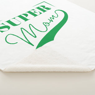Super Mum Sherpa Blanket