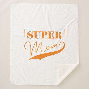 Super Mum Sherpa Blanket
