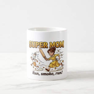 Super Mum Smoking Funny Coffee Mug
