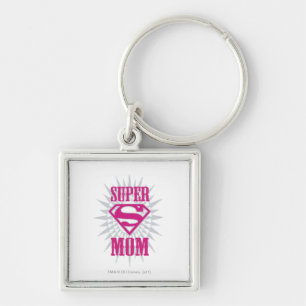 Super Mum Starburst Key Ring