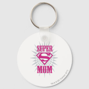 Super Mum Starburst Key Ring