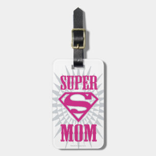 Super Mum Starburst Luggage Tag
