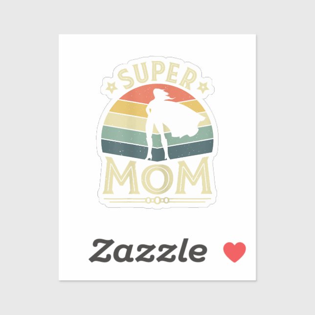 Super Mum Super Teacher Super Tired Funny (Sheet)