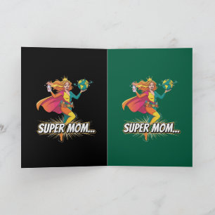 Super Mum Superhero Mother's Day Card