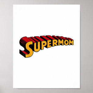 Super mum Superhero Mum funny Super Mum Poster