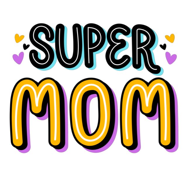 Super mum T-shirt (Creator Uploaded)