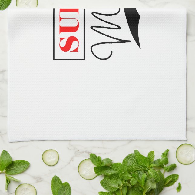 Super Mum Tea Towel (Folded)