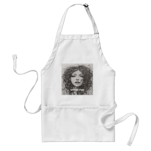 Super Mum Template Aprons (Front)