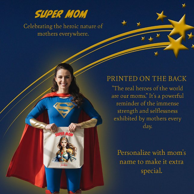 Super Mum Tote Bag (Creator Uploaded)