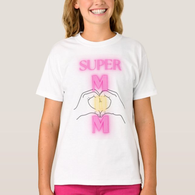 Super mum tshirt gift for mummy  (Front)