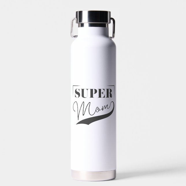 Super Mum Water Bottle (Front)