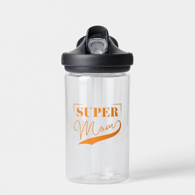 Super Mum Water Bottle (Front)