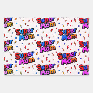Super Mum Wrapping Paper Sheet