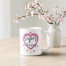 Super Mummy Personalised Best Mum Gift Coffee Mug