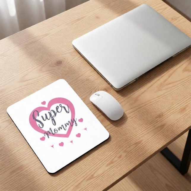 Super Mummy Personalised Best Mum Gift Mouse Pad (Creator Uploaded)