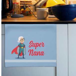 Super Nana Fun Gift  Tea Towel