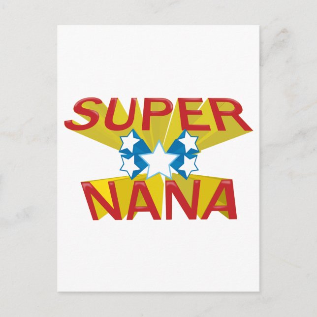 SUPER NANA POSTCARD (Front)