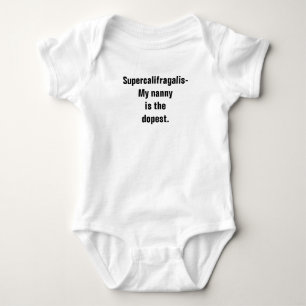 Super Nanny Baby Outfit Bodysuit