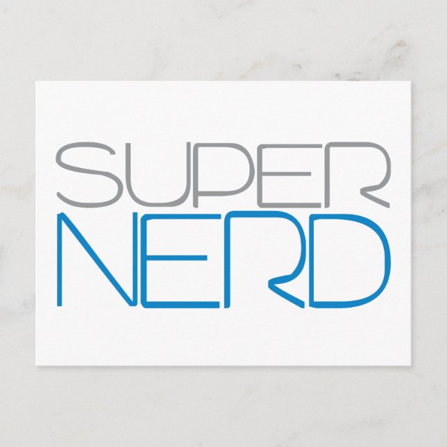Super Nerd Postcard (Front)