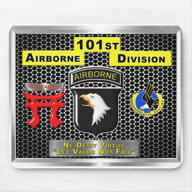 Super New Design of 101st Airborne Division Mouse Mat (Front)