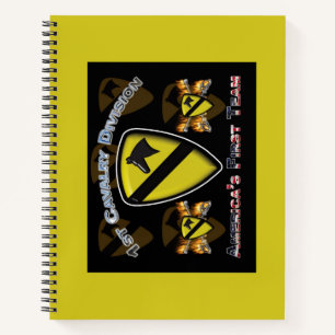 Super Nice 1st Cavalry Division Notebook