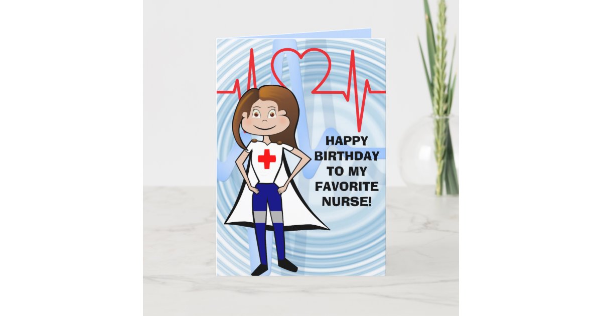 Super Nurse Birthday Card | Zazzle.co.uk