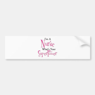 Super Nurse Bumper Sticker