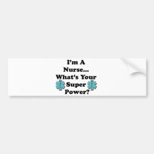 Super Nurse Bumper Sticker